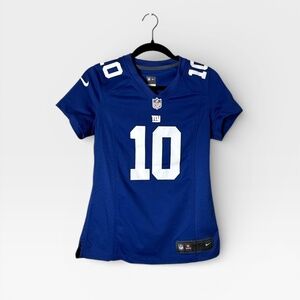 Nike Women's New York Giants Eli Manning Royal Blue Game Jersey Small Petite (E)